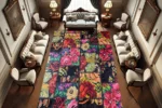 Floral Reverie Washable Rug - Image 3