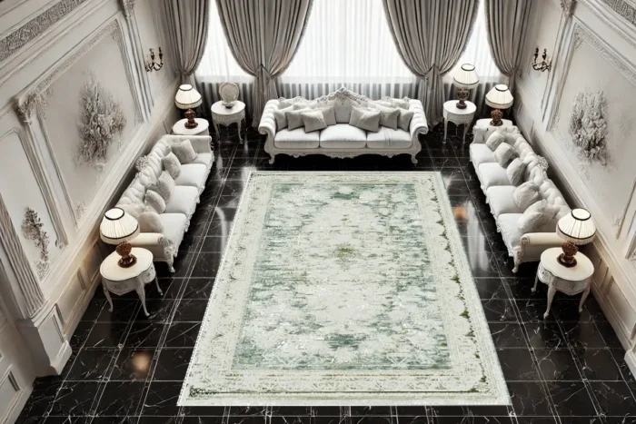 Celadon Grace Washable Rug