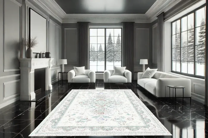 Versailles Bloom Washable Rug - Image 4