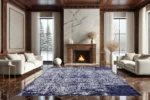 Royal Indigo Washable Rug - Image 2