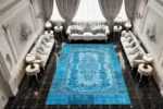 Blue Majesty Washable Rug
