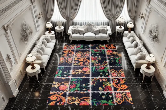 Ottoman Garden Washable Rug - Image 3
