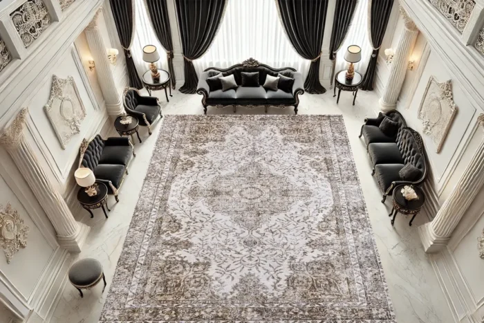 Imperial Bloom Washable Rug