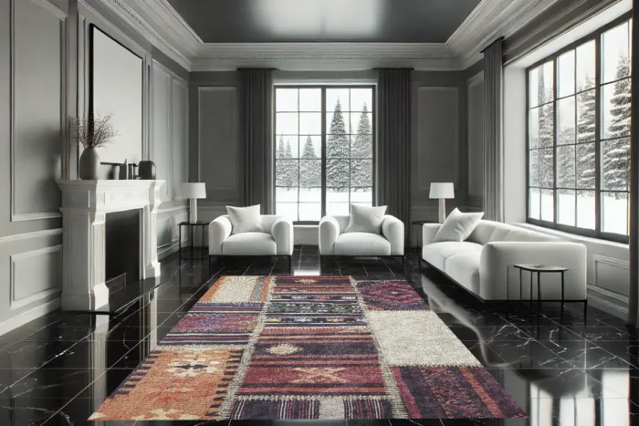 Antique Patchwork Washable Rug