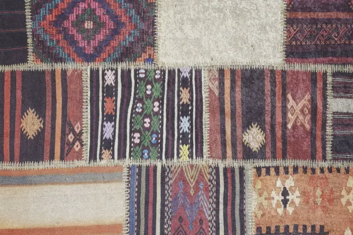 Antique Patchwork Washable Rug
