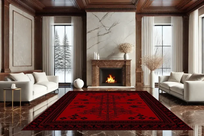 Crimson Heritage Washable Rug