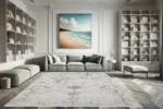 Frostbound Echo 1 Washable Rug