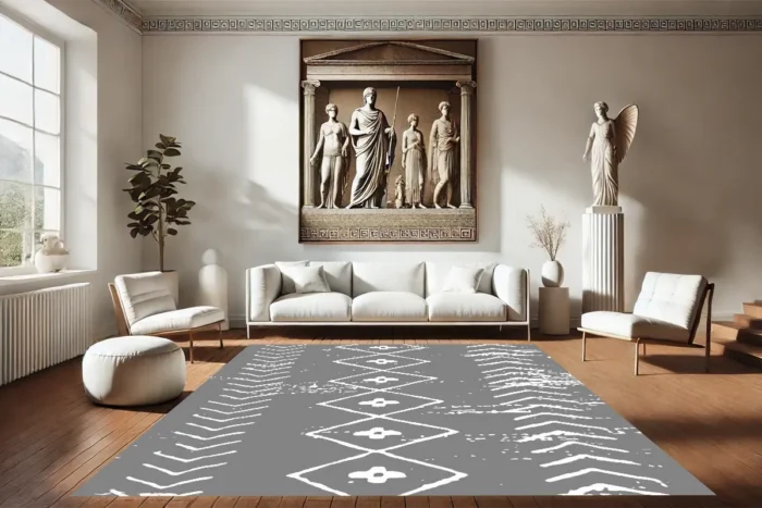 Arctic Lines Washable Rug