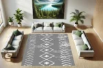 Arctic Lines Washable Rug
