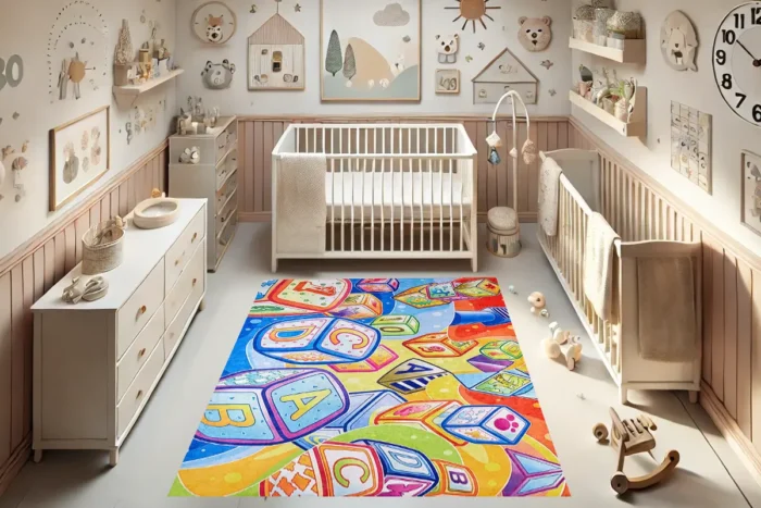 Alphabet Adventure Washable Rug