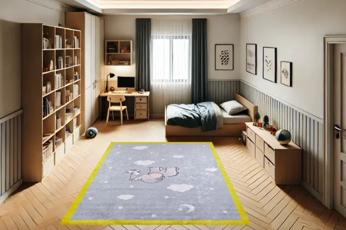Dreamy Elephant Washable Rug
