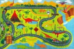 Dino World Adventure Washable Rug