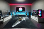 Cosmic Voyager Gaming Rug