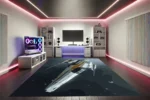 Cosmic Voyager Gaming Rug
