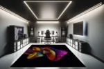 Cosmic Shroom Gaming Rug