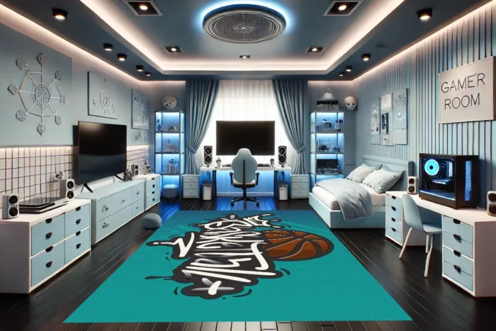 Hoop Dreams Gaming Rug - Image 3