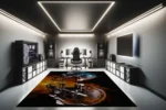 Helmet Clash Gaming Rug - Image 4