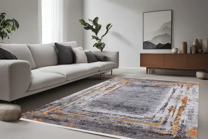 Vintage Rustic Charm Washable Rug