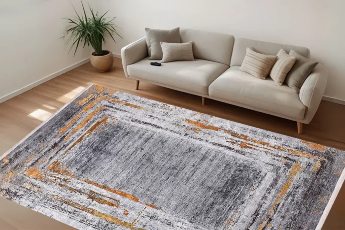 Vintage Rustic Charm Washable Rug