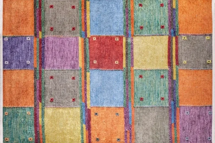 Patchwork Vibrance Washable Rug - Image 1
