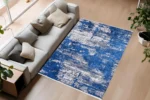 Azure Splendor Washable Rug