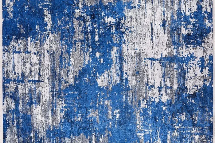 Azure Splendor Washable Rug