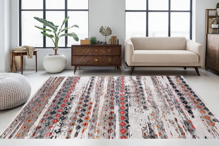 Bohemian Cascade Washable Rug