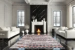 Bohemian Cascade Washable Rug