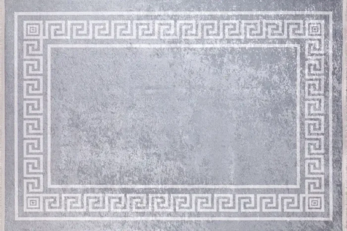 Silver Greco Washable Rug - Image 1