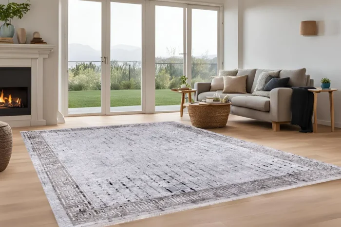 Classic Greek Border 7 Washable Rug