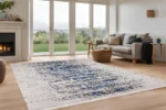 Azure Heritage Washable Rug