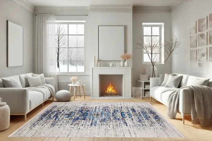 Azure Heritage Washable Rug