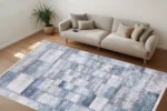 Patchwork Ocean Washable Rug - Image 3