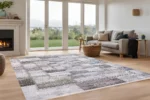 Patchwork Chic Area Washable Rug - Image 2