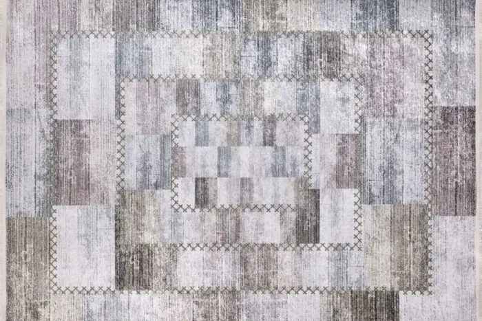 Patchwork Chic Area Washable Rug - Image 1