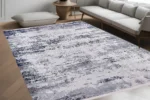 Abstract Glacier Washable Rug