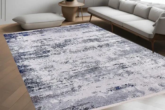 Abstract Glacier Washable Rug