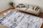 Abstract Glacier Washable Rug
