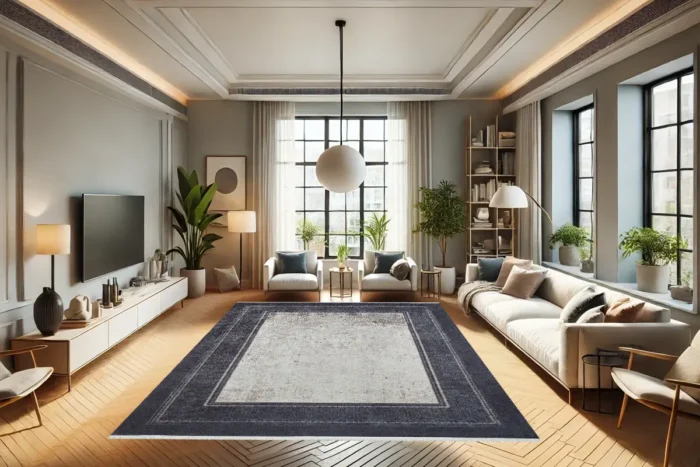 Eclipse Frame Washable Rug - Image 4