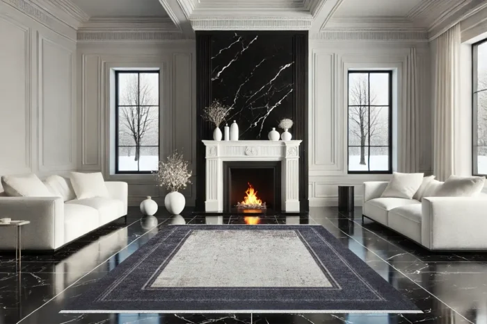 Eclipse Frame Washable Rug - Image 3
